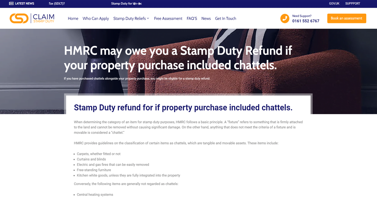 Chattels SDLT Relief Stamp Duty Land Tax Refunds Claim Stamp Duty chattels-sdlt-relief-stamp-duty-land-tax-refunds-claim-stamp-duty