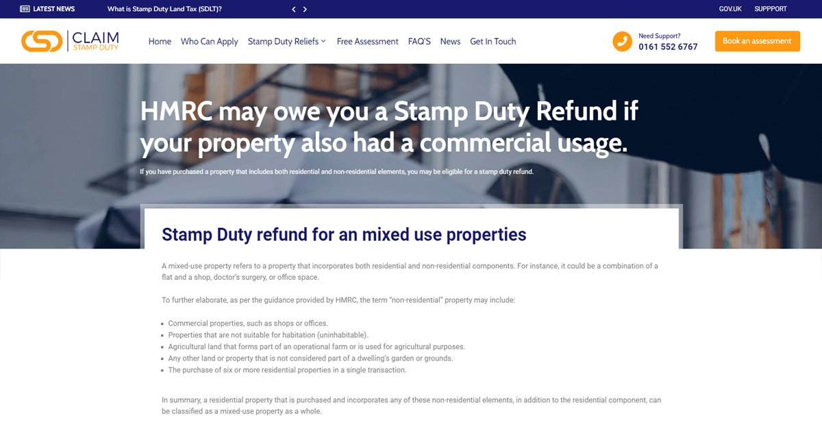 mixed-use-property-sdlt-relief-stamp-duty-land-tax-refunds