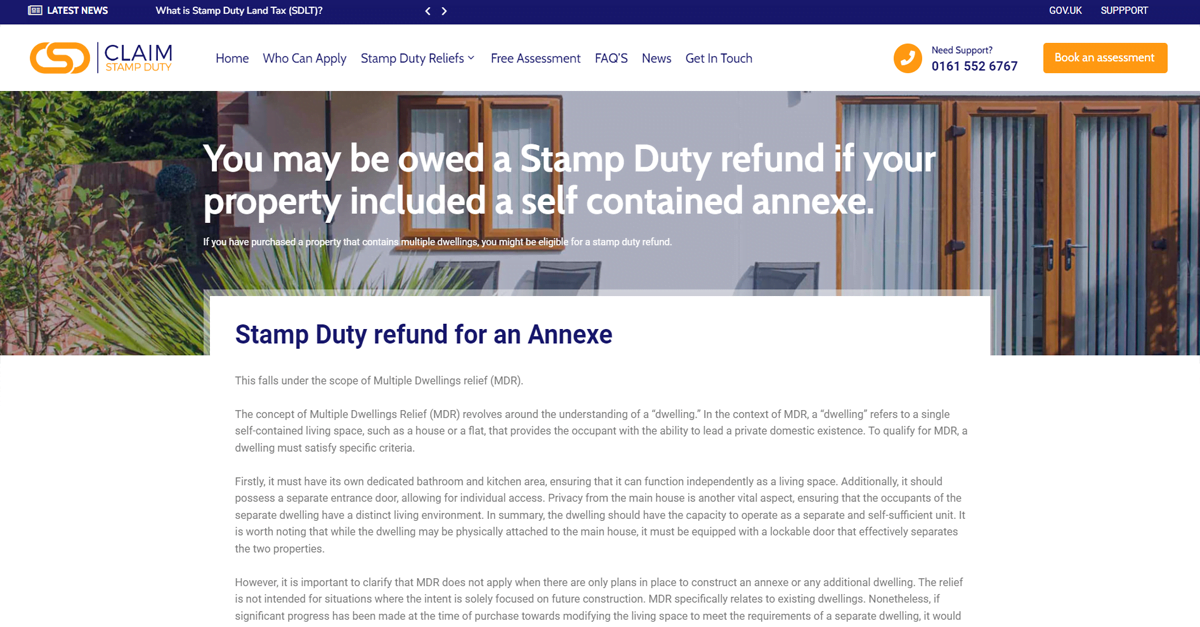 self-contained-annexe-sdlt-relief-stamp-duty-refunds